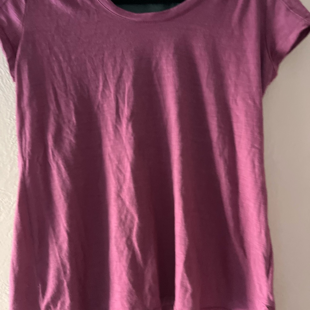 Ibex Magenta and Gray T-Shirt